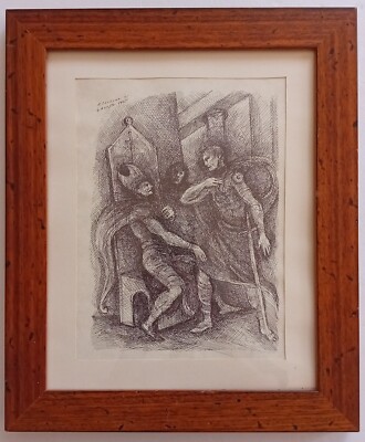 Angelo Enrico Canevari Bido 1995 Papa Cavalieri Crociati Disegno