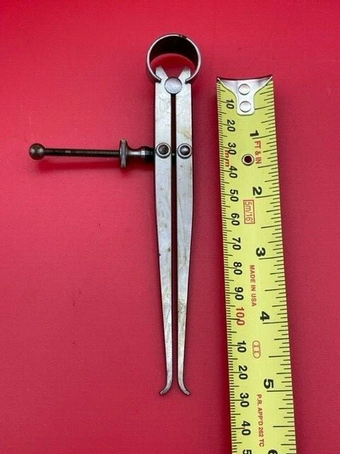 Pinza interior tipo resorte Starrett 73A-5 Yankee, tamaño 5", tuerca sólida EN STOCK Foto 3 de 3