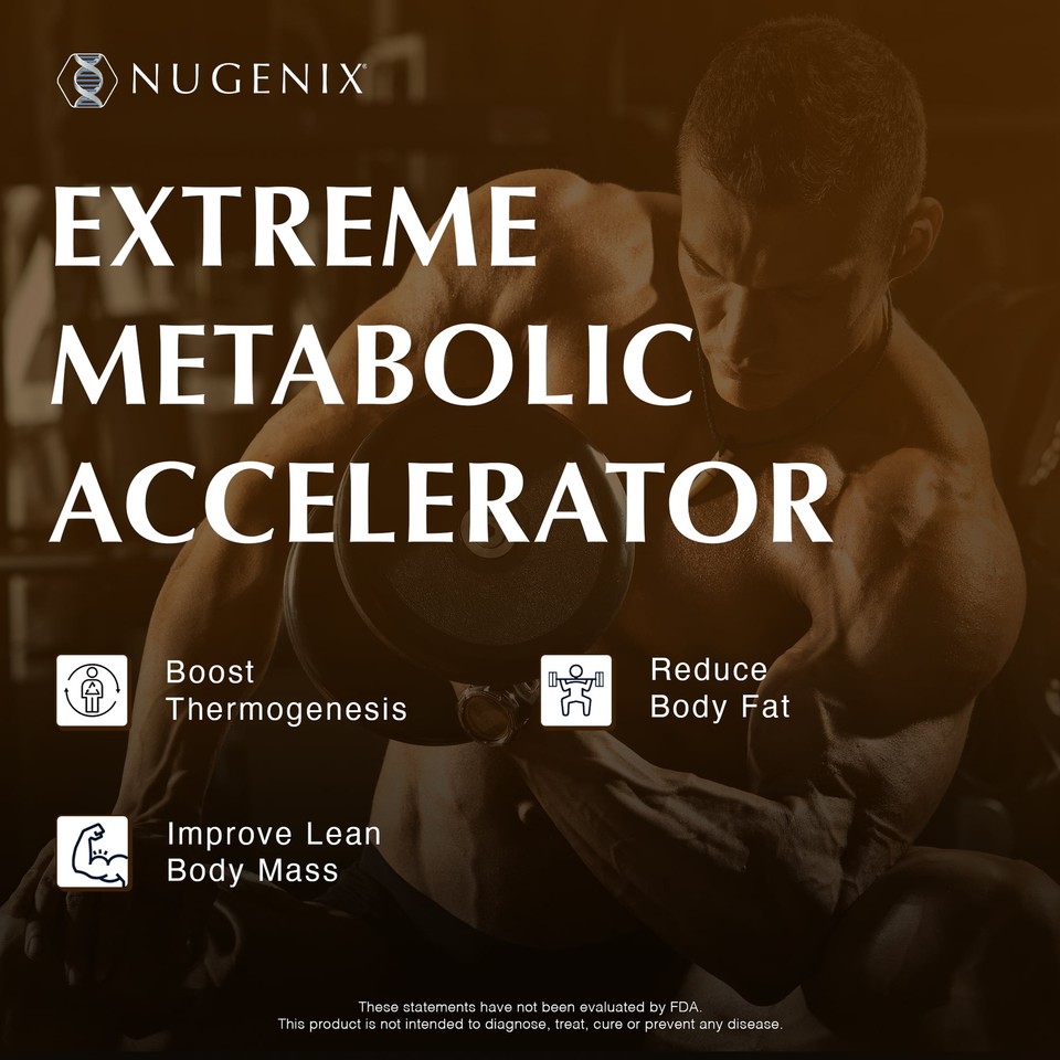 Nugenix Thermo Men's Fat Burner Supplement,Extreme Metabolic