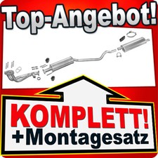 Auspuff für OPEL ASTRA F 1.6 CC Schrägheck 09.1994-1996 Auspuffanlage