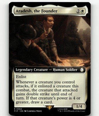 MTG Aradesh, the Founder (Extended Art) - Universes Beyond: Fallout