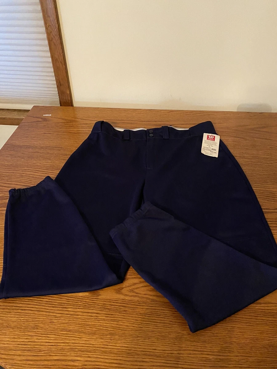 Pantalon De Baseball Vintage Wilson Homme Taille XXL Bleu Royal Rayé, Made In USA