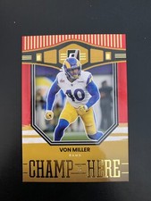 2022 Donruss Champ is Here Red #7 Von Miller - Los Angeles Rams
