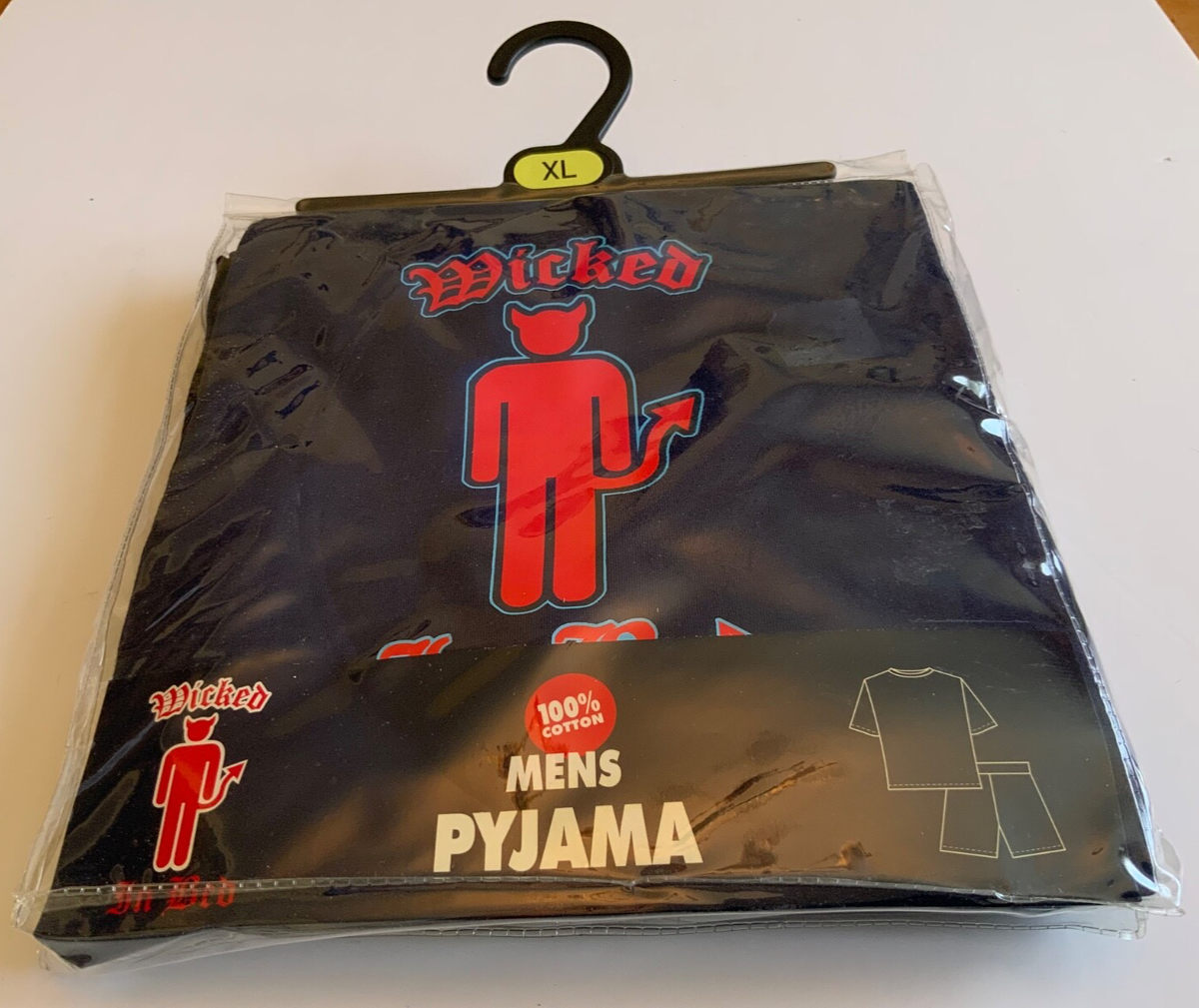 Tesco Mens Short Sleeve Short Pyjama Set XL Cotton Elastane Wicked