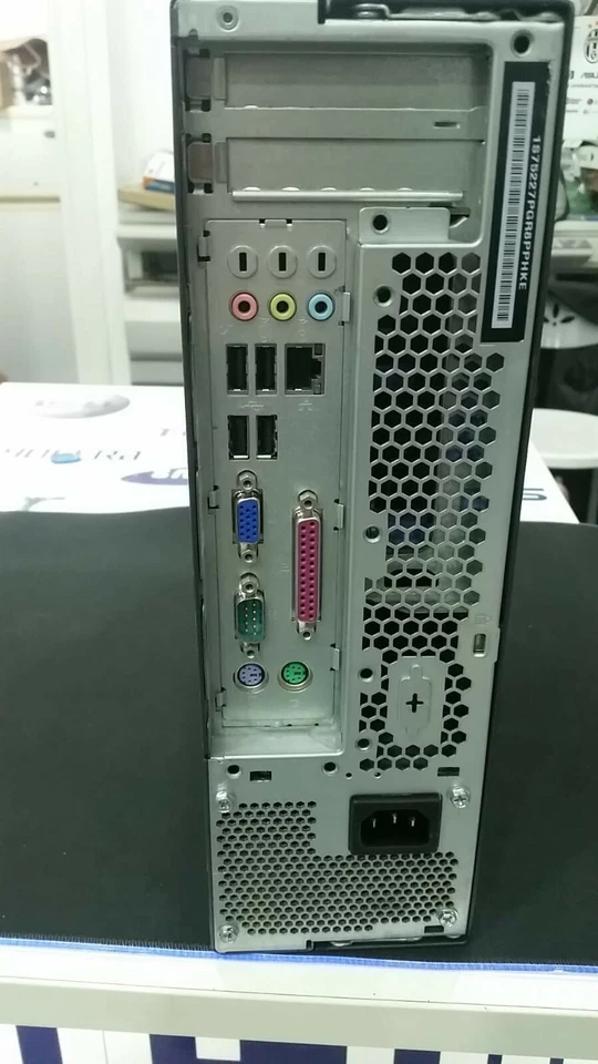 PC FISSO COMPLETO USATO CORE 2 DUO 1.80 2GB RAM HDD 80GB WIN XP LPT1 + RS232 - Immagine 3 di 4