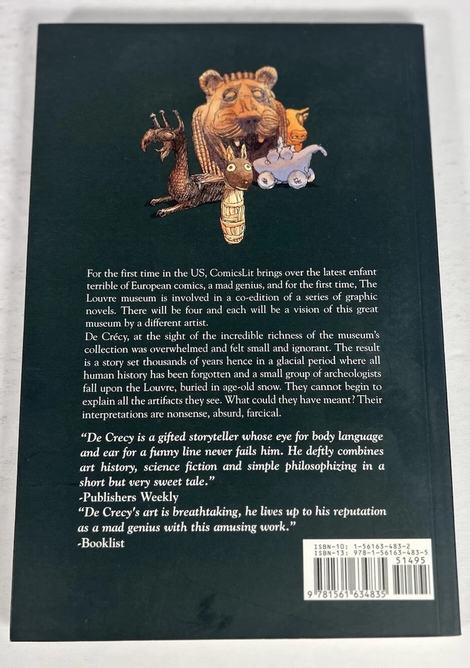 Período Glacial TPB GN Cómic 2007 NBM Museo Louvre Arte Humor Nicolas De Crecy Foto 2 de 4