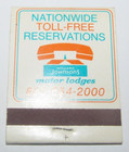Vintage FULL Matchbook Howard Johnson's Motor Lodge Motel Family Plan Under 18 — photo 2