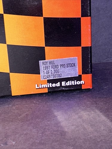 Roy Hill - 1997 Ford Pro Stock - Action 1:24 Diecast - 1 Of 2000 - Picture 7 of 7