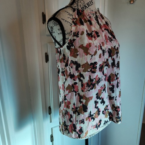 NINE WEST pink tank top blouse- size S - Picture 3 of 4