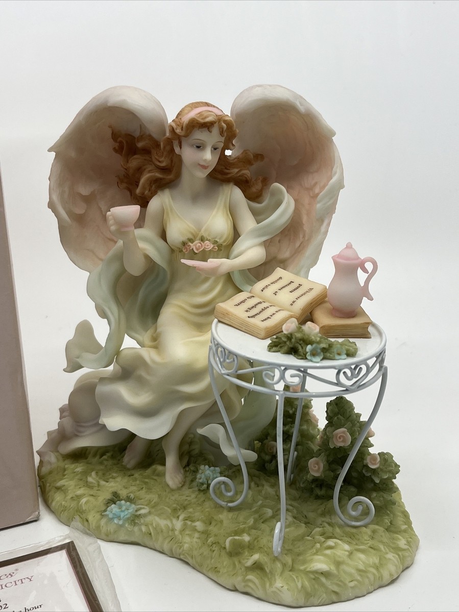SERAPHIC FEATHER ピンズコレクション 2001 Seraphim Classics Melissa Peaceful Moments Angel Tea Reading