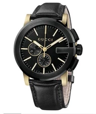 GUCCI G-Chrono YA101203 Black Dial Men's Watch  44mm
