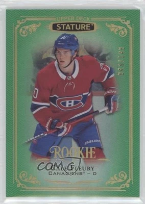 2019-20 Upper Deck Stature Rookies Green 43/149 Cale Fleury #181 Rookie RC 8tn - Image 1 of 3