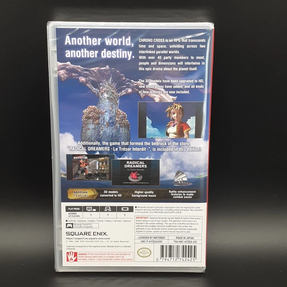CHRONO CROSS Nintendo Switch Asian Game In EN-FR-DE-ES-IT-JP Neuf/NewSealed RPG - Photo 3/4