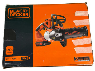Black & Decker GKC1820L20 Akku-Kettensäge 18 V Li-Ion 2,0Ah 20 cm Schwertlänge