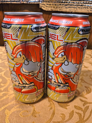 2 New Limited Edition G Fuel Knuckles Zero Sugar Sour Power Energy Can 16 Fl Oz