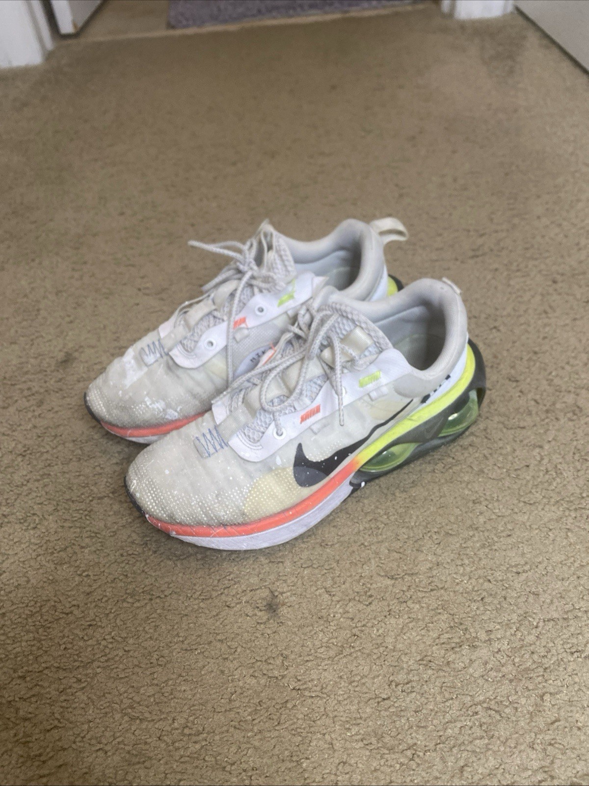 RARE Nike Air Max 2021 | Matte Gray Multi | Size 10 Men | Black Running Shoes image 2