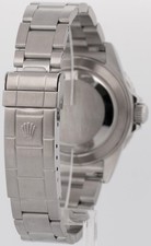 Rolex Submariner Date NO-HOLES Stainless Steel Black REHAUT 40mm 16610T Watch 6