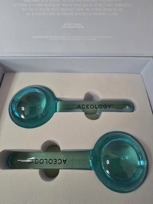 Aceology Aqua Blue Ice GlobeFacial Massager - New in Box 