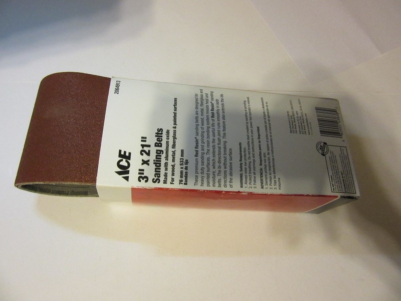 Sanding Belts 3”x21” / 80 Grit Aluminum Oxide. Quantity 5 - NEW