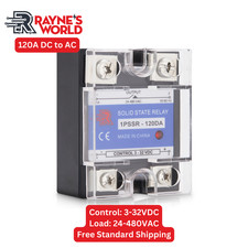 120 Amp DA Solid State Relay Module SSR-DC to AC-3-32VDC Control-24-480VAC Outpu