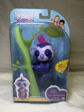 Fingerlings Interactive Purple Baby Sloth Pet Marge, 40 Sounds, Child Gift