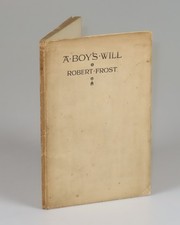 Robert Frost - A Boy's Will, Nutt, 1913, first edition, binding 