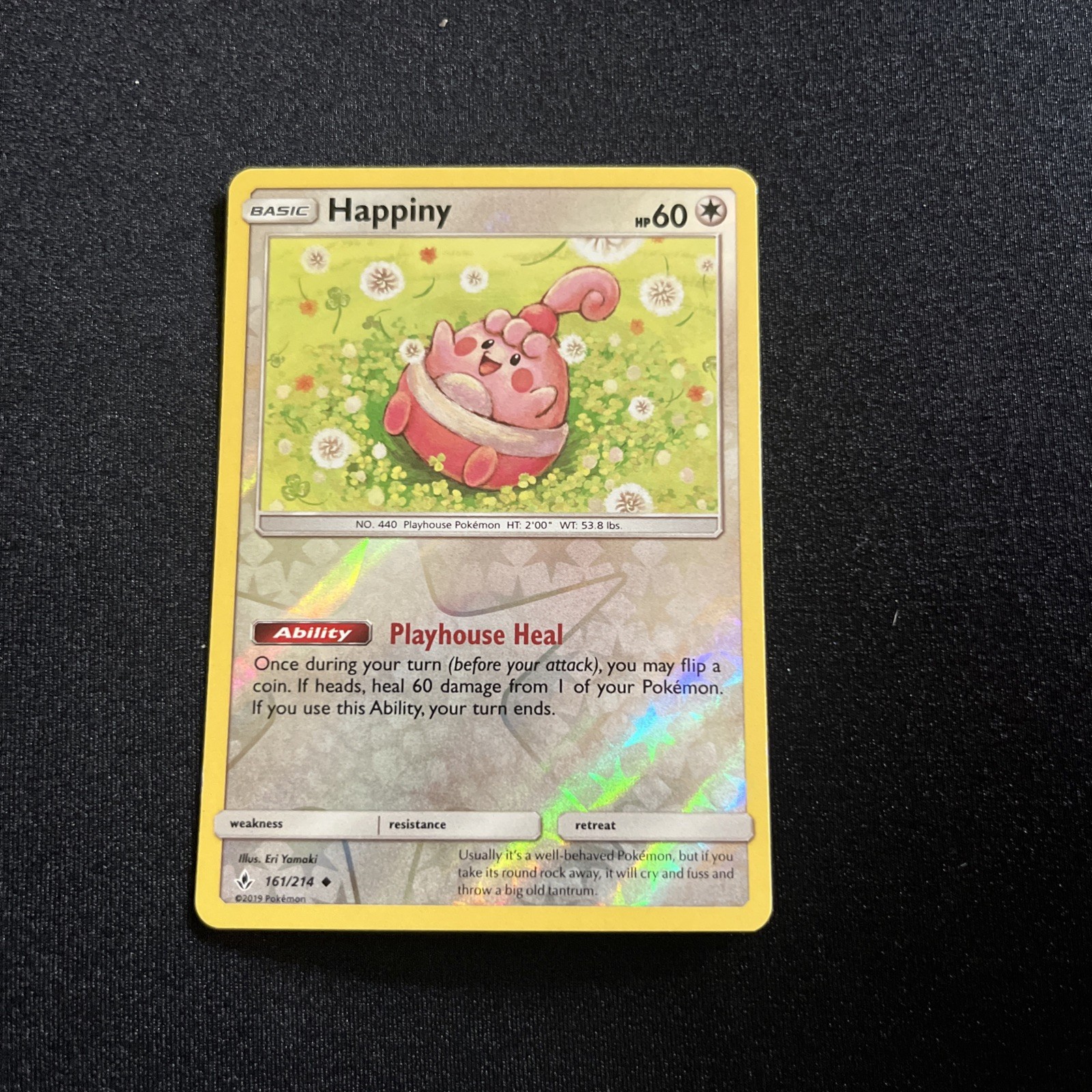 Happiny 161/214 LP Unbroken Bonds Uncommon Reverse Holo Pokemon