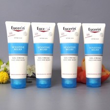 4PACK Travel size Eucerin Sun Sensitive Relief After Sun Gel Cream 50ml Exp 8/26