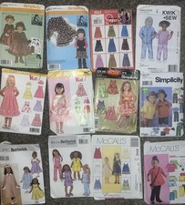 Uncut Simplicity Sewing Pattern Huge lot of 12 Bundle New Child Sewing Kids