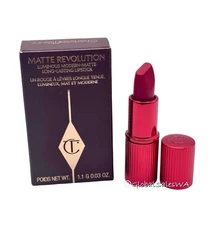 Charlotte Tilbury Hollywood Vixen Mini Lipstick .03 Oz /  1.1g NIB
