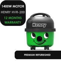 Numatic Henry HVR-200 Green 1400W Vacuum Cleaner – Refurbished Twin Speed