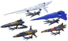 Bellfine Aim for the Top GunBuster Mechanic Selection 5 Unit Set Model kit BP013