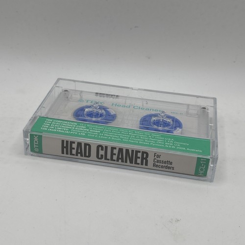 Head Cleaner for Cassette Tape Recorders - TDK - HCL-11