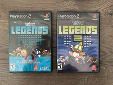Taito Legends 1 and 2 CIB set Tested Working PS2
