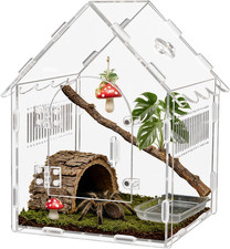 Acrylic Jumping Spider Enclosure 8X8X12 with Magnetic Lock