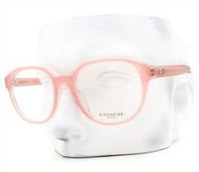Coach Eyeglasses HC 6209U 5743 Glasses Transparent Milky Pink 52mm No Case