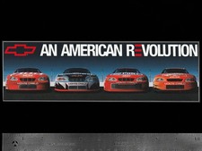 CHEVROLET An American Revolution - Orig Vintage Racing Decal/Sticker Monte Carlo