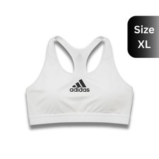 adidas Don't Rest AEROREADY Training Women's Workout Sports Elastic Bra White