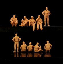 1/72 1/48 1/87 World War II U.S. tank crew 5pcs 3d Printed Soldier
