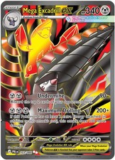 Mega Excadrill ex Holo Ultra Rare ME05: Pitch Black 103/084 NM
