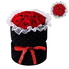 Preserved Flowers Bouquet Birthday Gifts for Women, Real Flowers for Delivery...