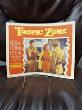1953 Tropic Zone Lobby Card Ronald Reagan