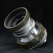 Voigtlander APO-LANTHAR 50mm F3.5 VM Olive/Chrome Leica M -Near Mint- 6