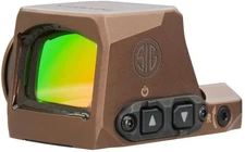SIG SAUER Romeo-X Compact 1x Reflex Red Dot Sight, Circle Dot Reticle: SORX1202