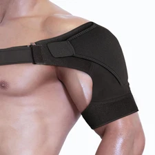 Adjustable Shoulder Brace for Rotator Cuff and AC Joint Pain Relief - Compressio