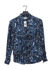 Hartford Men's Shirt M Blue Floral 100% Other Basic