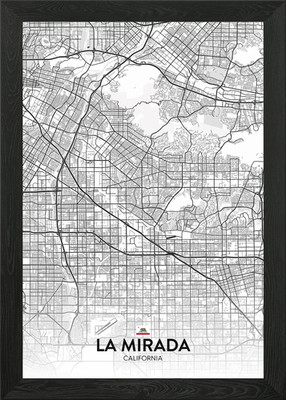 La Mirada CA Gerahmtes Wandbild Poster Leinwanddruck Bild