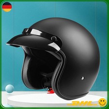 Moped Quadhelm Racing Oldtimer Motorradhelm Motocross Jethelm Retro Integralhelm