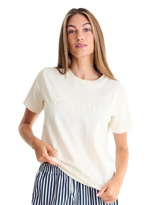 Lisca T-Shirt Summertime Gr. S-XL, Cream und Rot