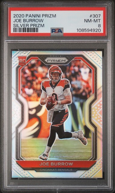 Joe Burrow 2020 Panini Prizm Silver